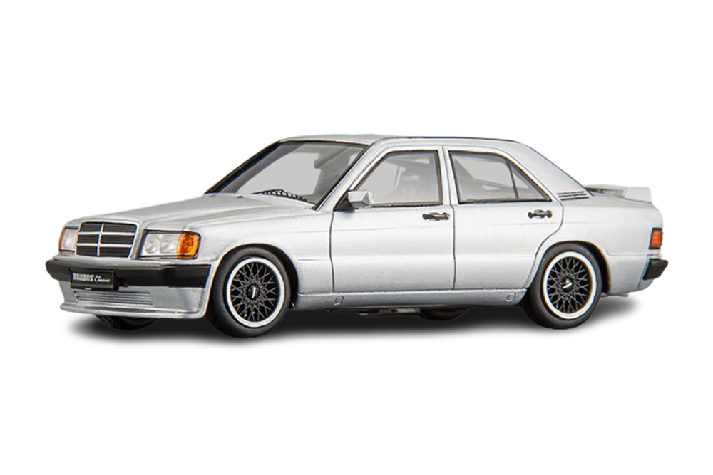 MERCEDES BRABUS-190E 3.6S 1989 SILVER LIMITED EDITION 370 PCS