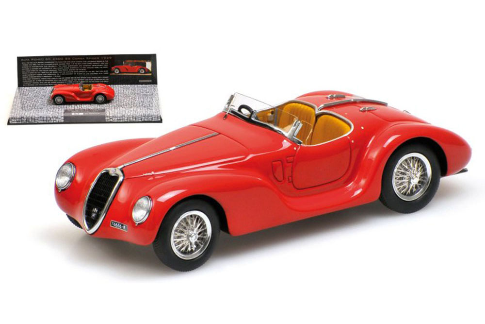 ALFA ROMEO 6C CORSA SPIDER 1939 RED LIMITED EDITION 999 PCS