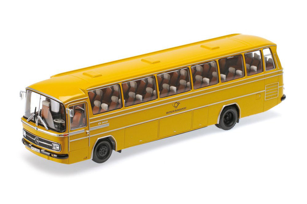 MERCEDES-BENZ O302 BUS 1965 DEUTSCHE BUNDESPOST ЖЕЛТЫЙ