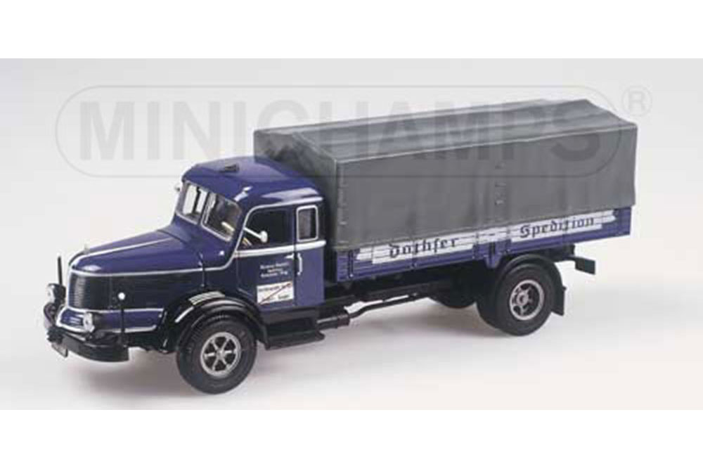 KRUPP TITAN CANVAS TRUCK DACHSER 1950 DARKBLUE