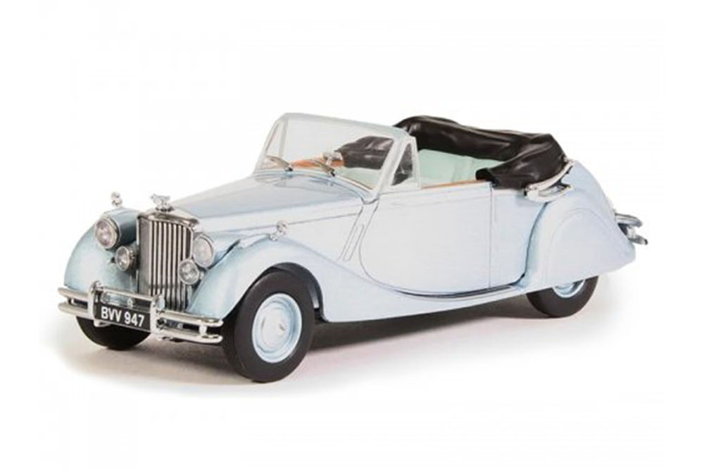 JAGUAR MKV DHC OPEN DROPHEAD COUPE 1949 OPALESCENT SILVER