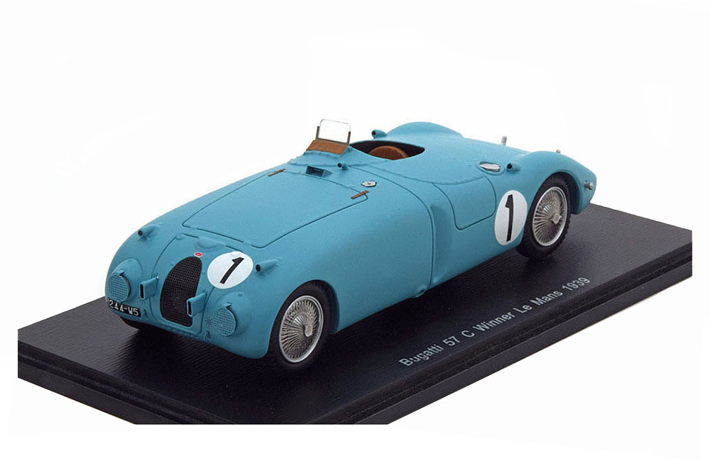 BUGATTI 57C #1 WINNER LE MANS 1939 J.-P.WIMILLE/P.VEYRON