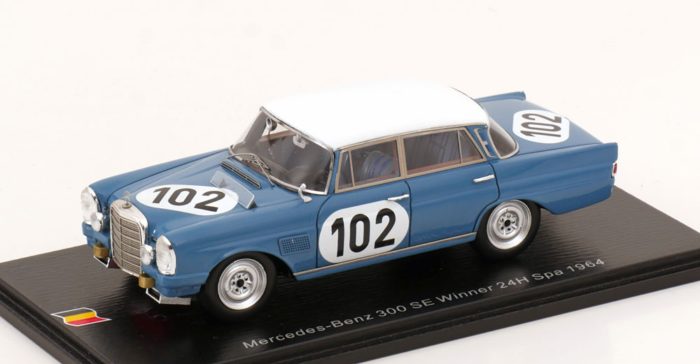 MERCEDES 300 SE W112 WINNER 24H SPA 1964