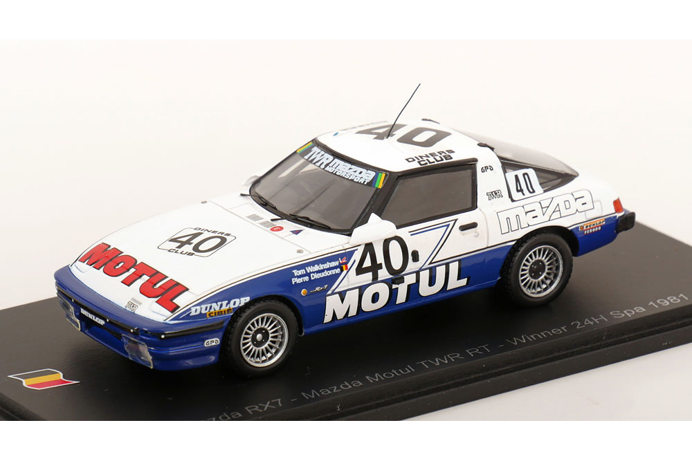MAZDA RX7 TWR RT WINNER 24H SPA 1981