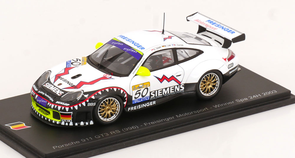 PORSCHE 911 (996) GT3 RS WINNER 24H SPA 2003