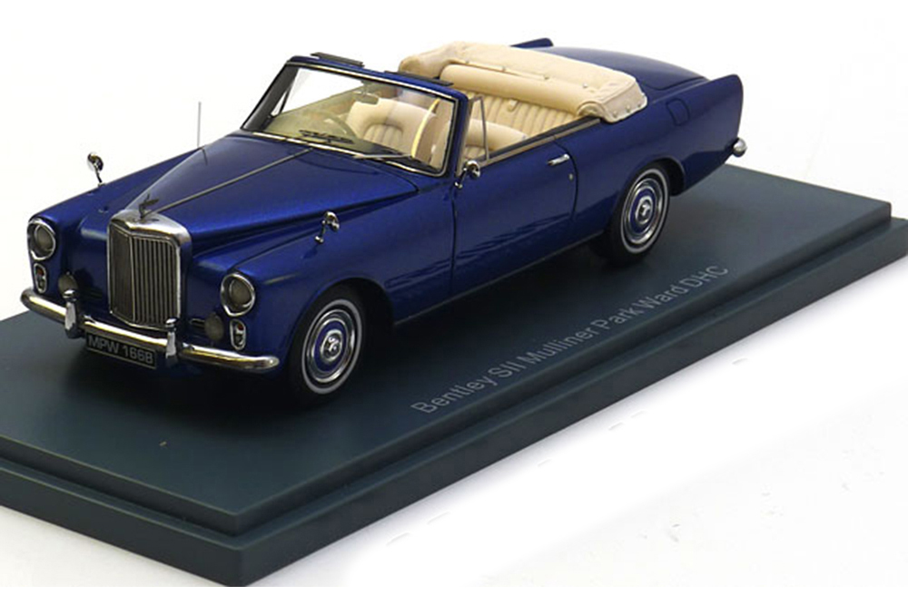 BENTLEY SII CONTINENTAL MULLINER PARK WARD DHC RHD BLUEMETALLIC