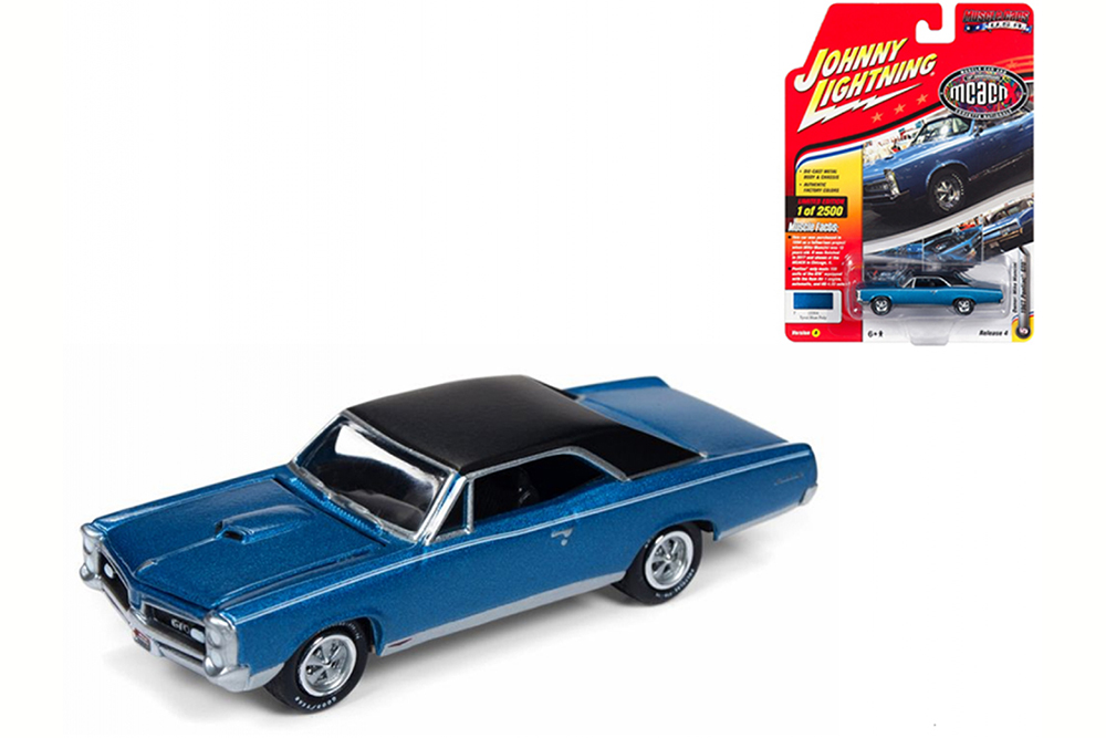 PONTIAC GTO BLUE 1967 (ДЛИНА МОДЕЛИ 6-10 СМ)