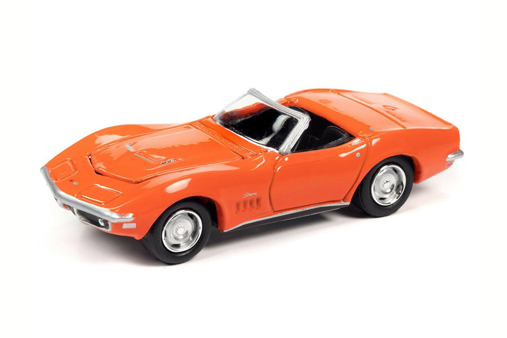 CHEVROLET CORVETTE ZL1 MONACO ORANGE 1969 (ДЛИНА МОДЕЛИ 6-10 СМ)