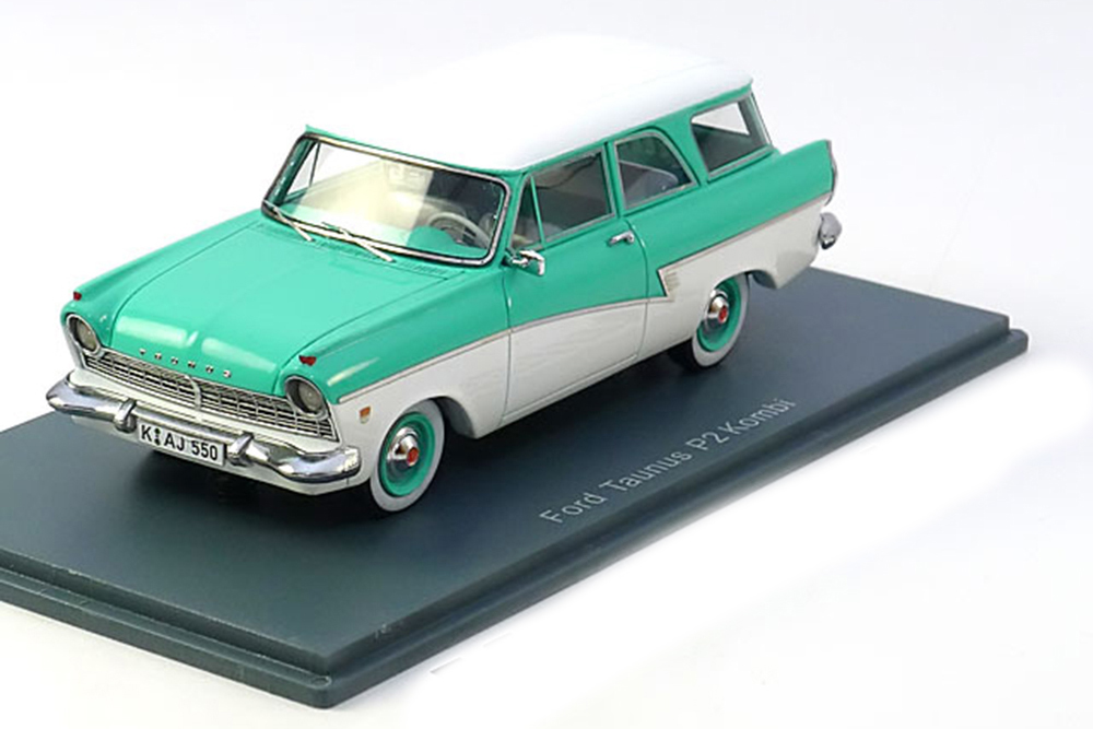 FORD TAUNUS P2 TURNIER 1957-1960 TURQUOISE WHITE