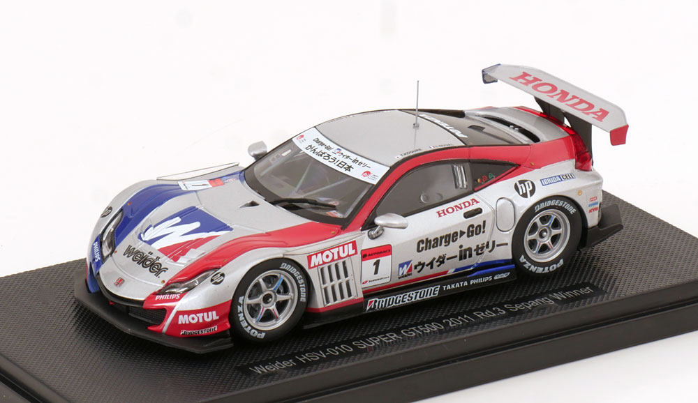 HONDA HSV-010 NO 1 SUPER GT500 RD 3 SEPANG WINNER 2011