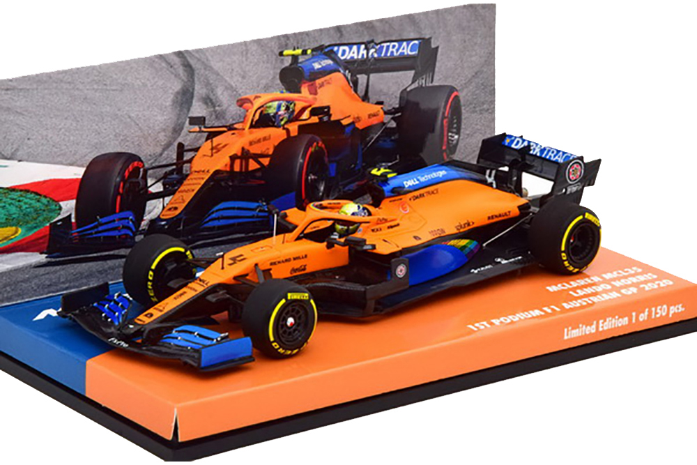 MCLAREN MCL35 L.NORRIS 1st PODIUM AUSTRIAN GP 2020 / MCLAREN MCL35 Л.НОРРИС 1-й ПОДИУМ ГРАН-ПРИ АВСТРИИ 2020