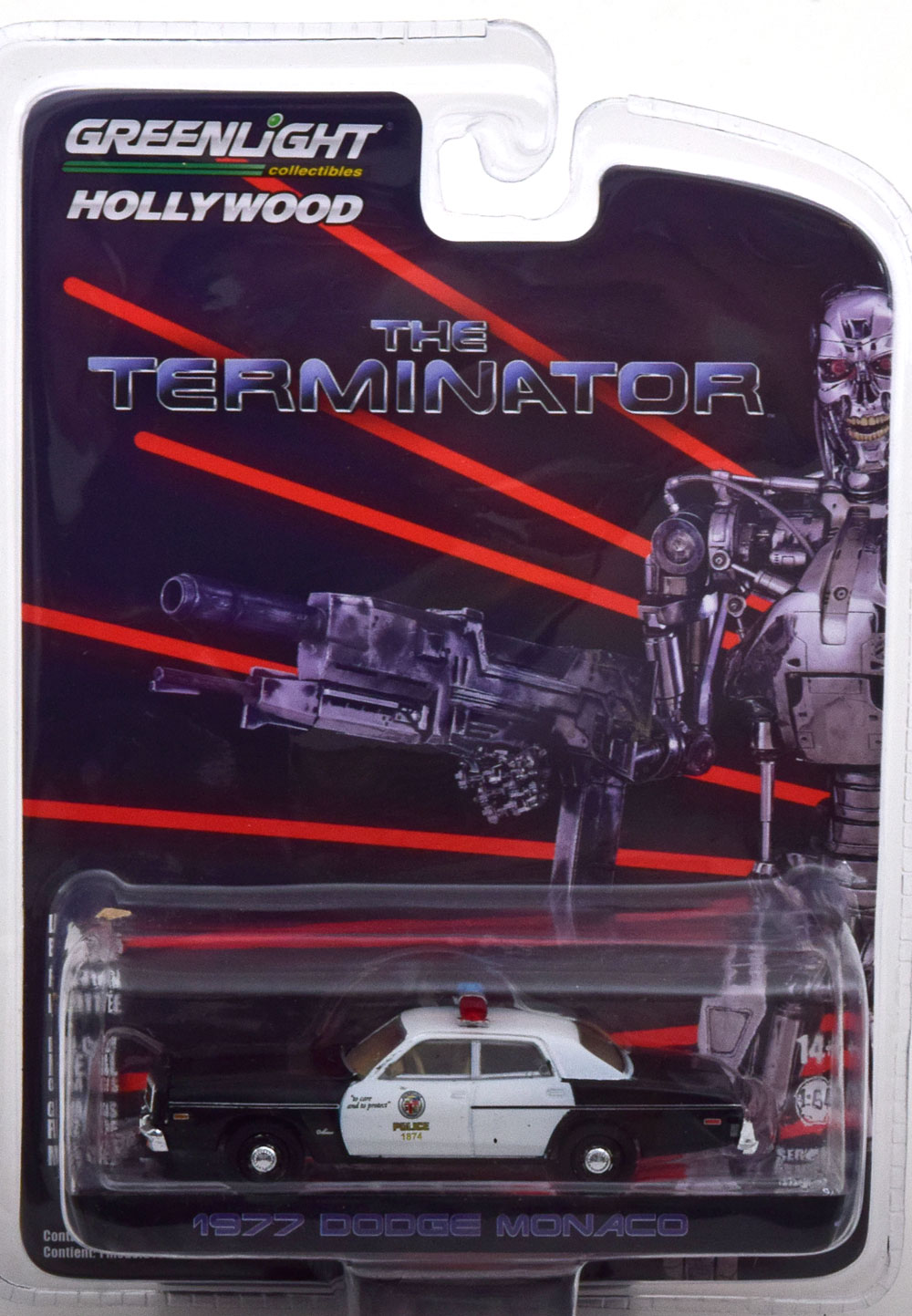 DODGE MONACO THE TERMINATOR 1984 (ДЛИНА МОДЕЛИ 6-10 СМ)
