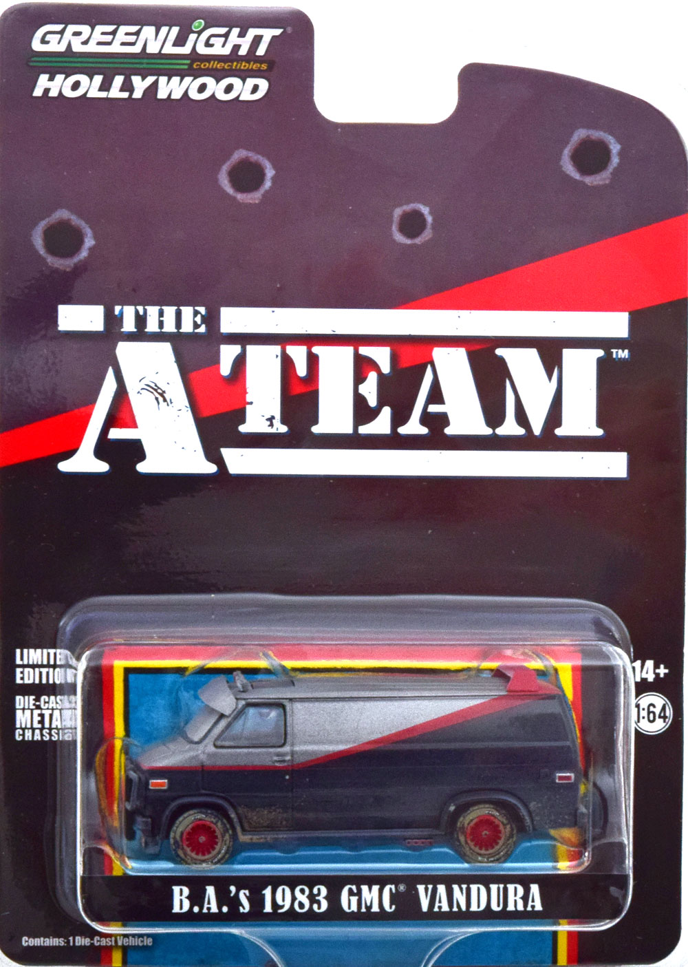 GMC VANDURA THE A TEAM 1983 DIRTY VERSION (ДЛИНА МОДЕЛИ 6-10 СМ)