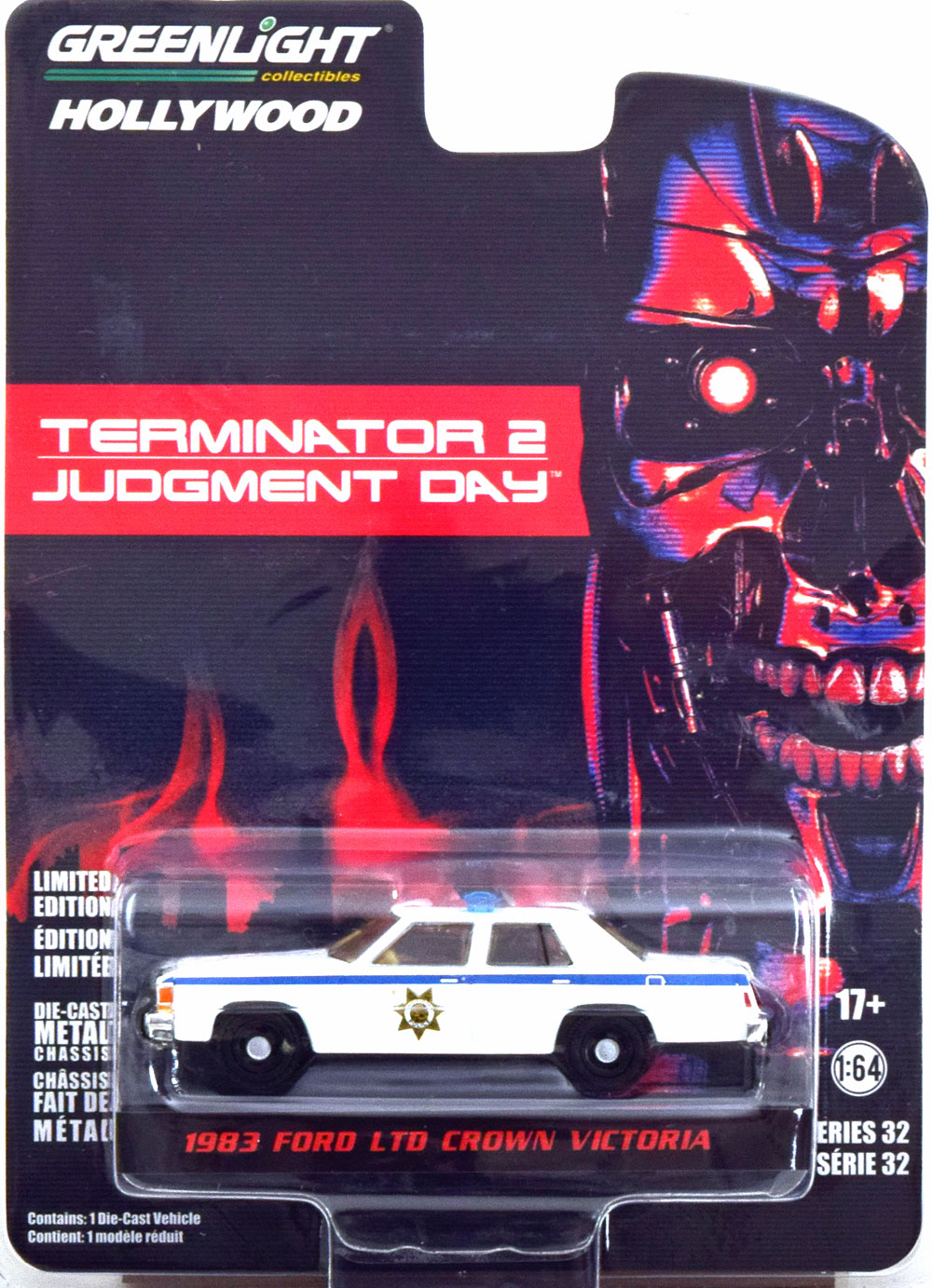 FORD LTD CROWN VICTORIA TERMINATOR 2 1983 (ДЛИНА МОДЕЛИ 6-10 СМ)