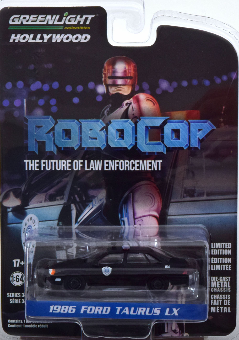 FORD TAURUS LX ROBOCOP 1986 (ДЛИНА МОДЕЛИ 6-10 СМ)