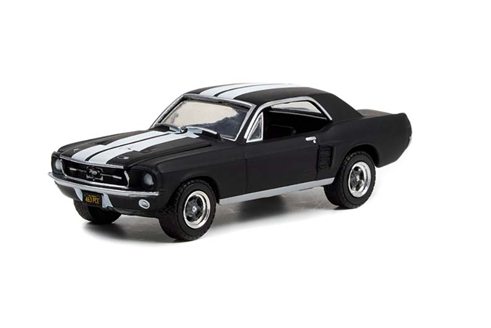FORD MUSTANG COUPE 1967 BLACK (МАШИНА АДОНИСА КРИДА ИЗ К/Ф "КРИД II") (ДЛИНА МОДЕЛИ 6-10 СМ)
