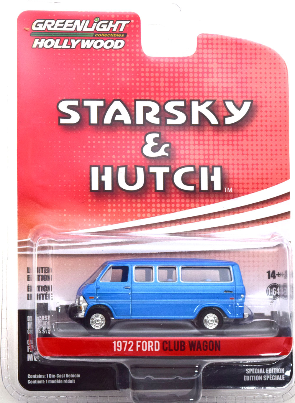 FORD CLUB WAGON STARSKY AND HUTCH BLUEMETALLIC (ДЛИНА МОДЕЛИ 6-10 СМ)