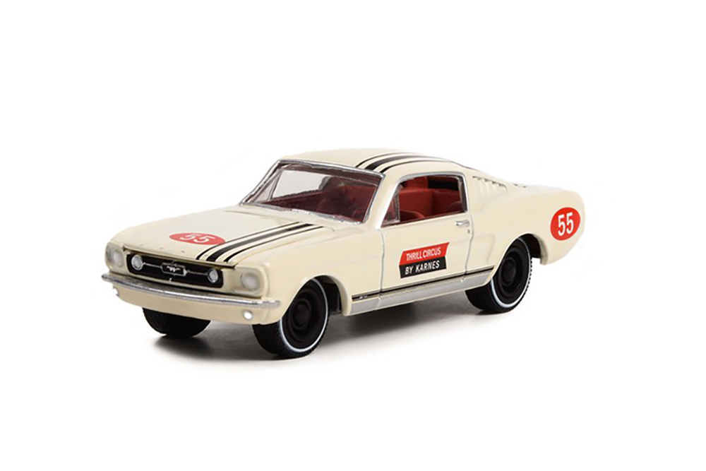 FORD MUSTANG FASTBACK #55 THRILL CIRCUS BY KARNES 1967 (ИЗ Т/C ОТРЯД СТИЛЯГИ) (ДЛИНА МОДЕЛИ 6-10 СМ)