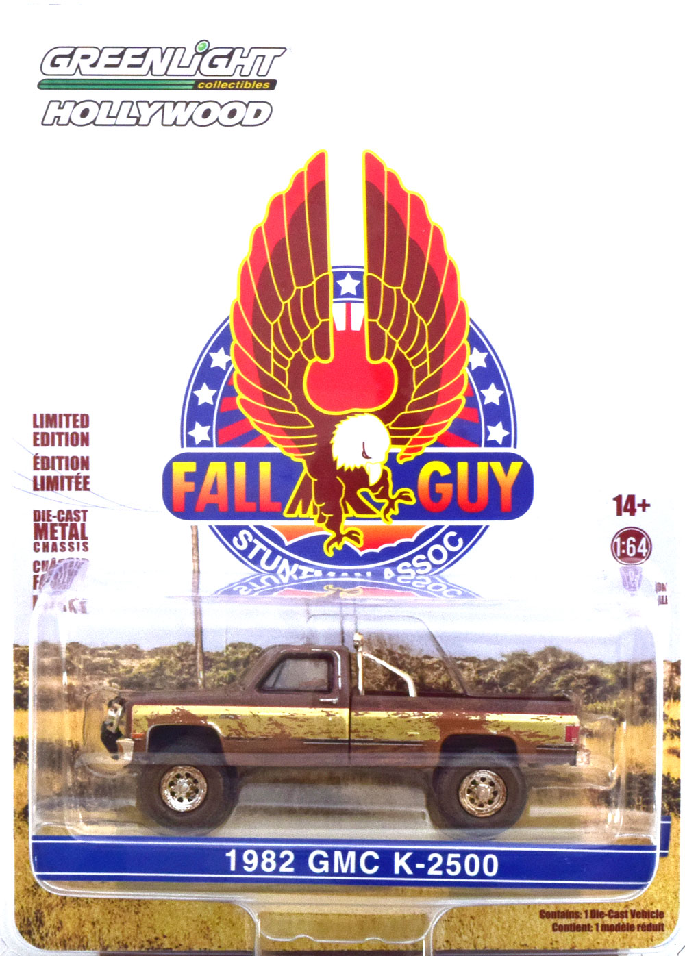 GMC K-2500 FALL GUY STUNTMAN ASSOCIATION 1982 DIRTY VERSION (ДЛИНА МОДЕЛИ 6-10 СМ)