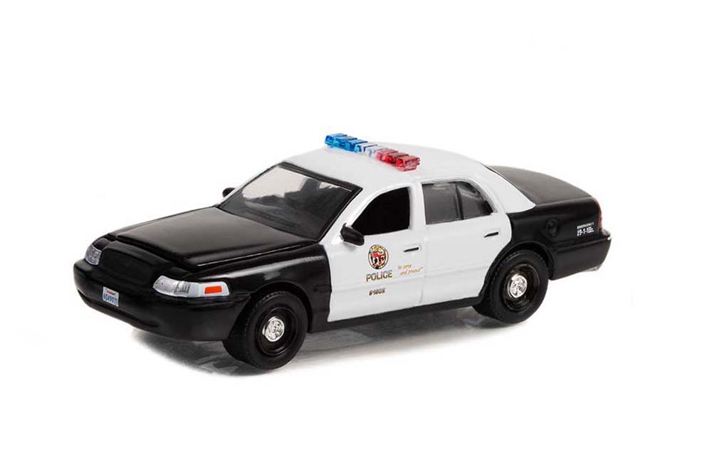 FORD CROWN VICTORIA POLICE INTERCEPTOR LOS ANGELES POLICE DEPARTMENT (LAPD) 2001 (ИЗ К/Ф ДРАЙВ) (ДЛИНА МОДЕЛИ 6-10 СМ)