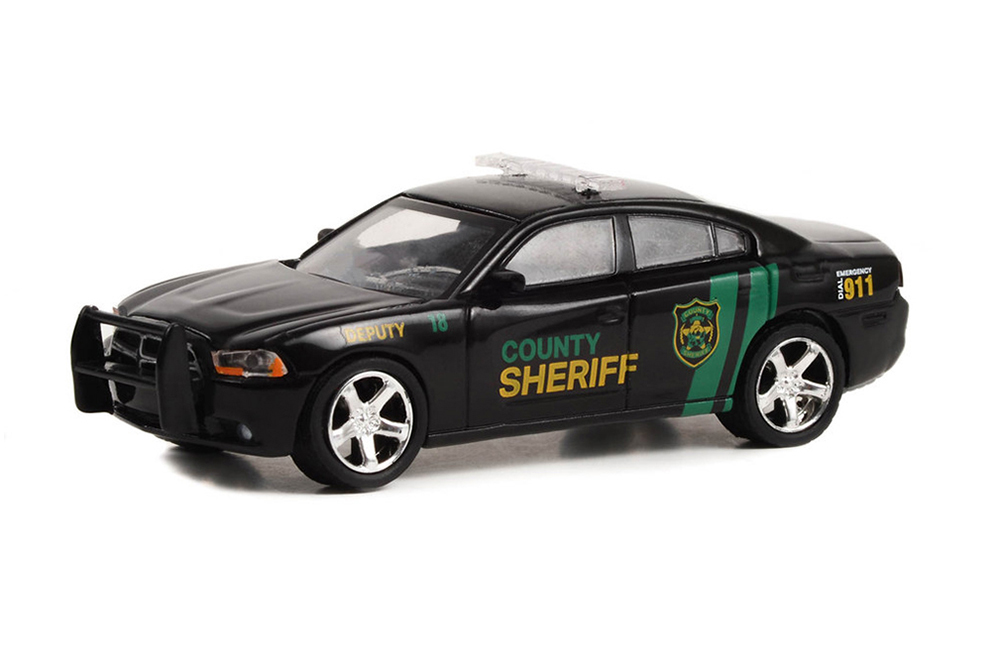 DODGE CHARGER PURSUIT COUNTY SHERIFF DEPUTY #18 2011 (ИЗ Т/C ЙЕЛЛОУСТОУН) (ДЛИНА МОДЕЛИ 6-10 СМ)