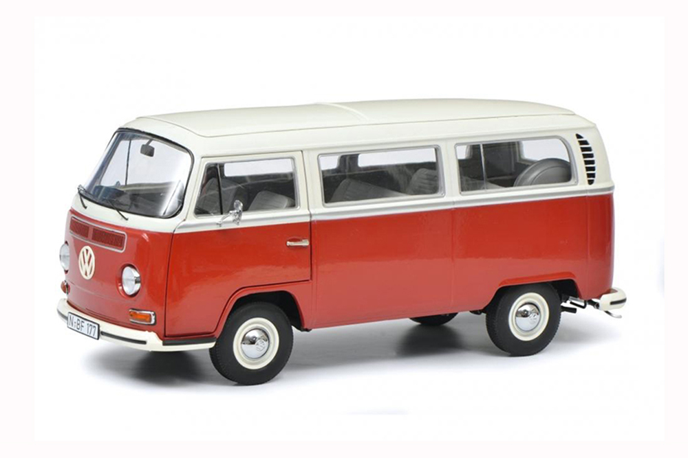 VW VOLKSWAGEN T2 T2A BUS L 1967 RED/BEIGE