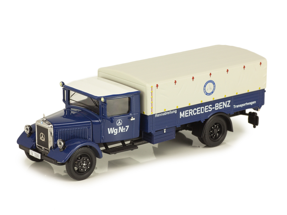 MERCEDES-BENZ LO 2750 БОРТОВОЙ С ТЕНТОМ, СИНИЙ, MERCEDES TRANSPORTWAGEN