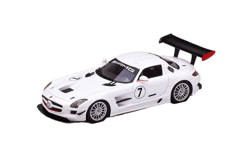 MERCEDES-BENZ SLS AMG GT3 #7 БЕЛЫЙ