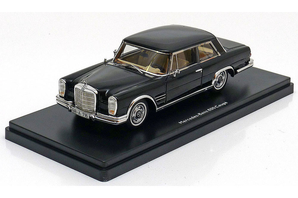 MERCEDES-BENZ 600 W100 NALLINGER COUPE 1963 ЧЕРНЫЙ