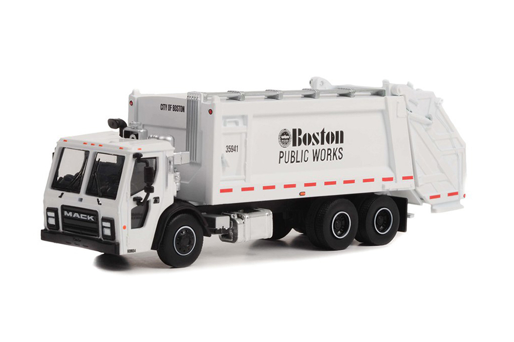 MACK LR МУСОРОВОЗ BOSTON PUBLIC WORKS 2020 (ДЛИНА ПРИМЕРНО 15 СМ)