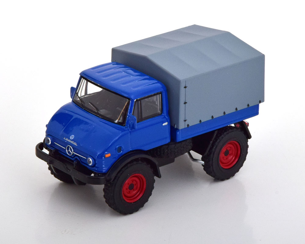MERCEDES UNIMOG U406 BLUE GREY (ДЛИНА МОДЕЛИ 6-10 СМ)