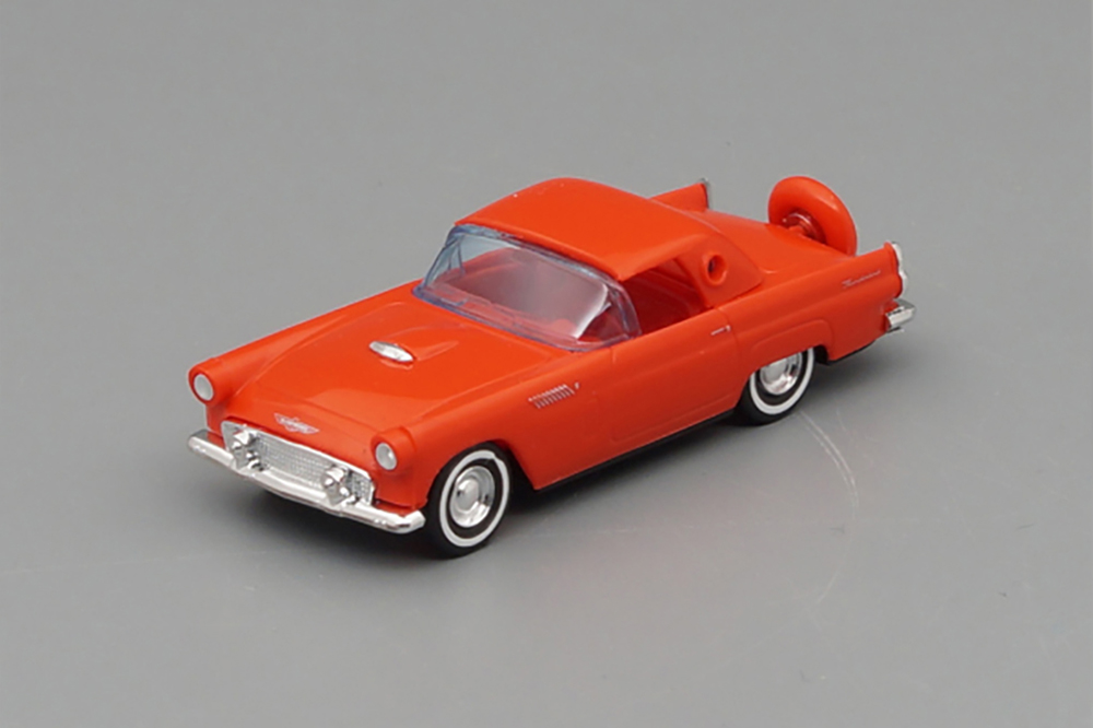 FORD THUNDERBIRD HARDTOP, SALMONRED (ДЛИНА МОДЕЛИ 3-5 СМ)