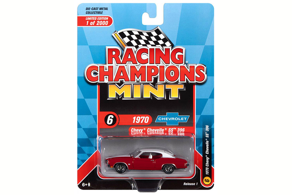 CHEVROLET CHEVELLE SS 396 CRANBERRY RED 1970 (ДЛИНА МОДЕЛИ 6-10 СМ)