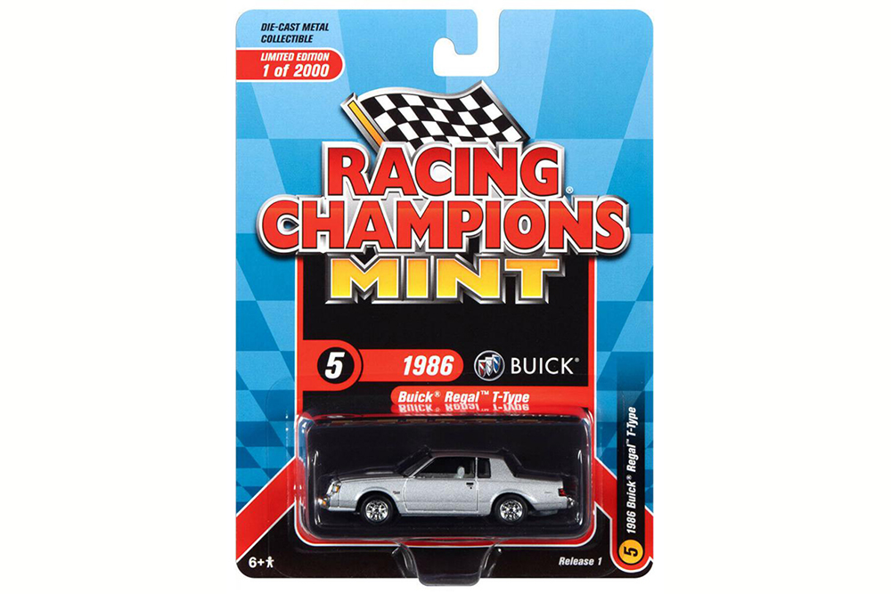 BUICK REGAL T-TYPE SILVER METALLIC 1986 (ДЛИНА МОДЕЛИ 6-10 СМ)