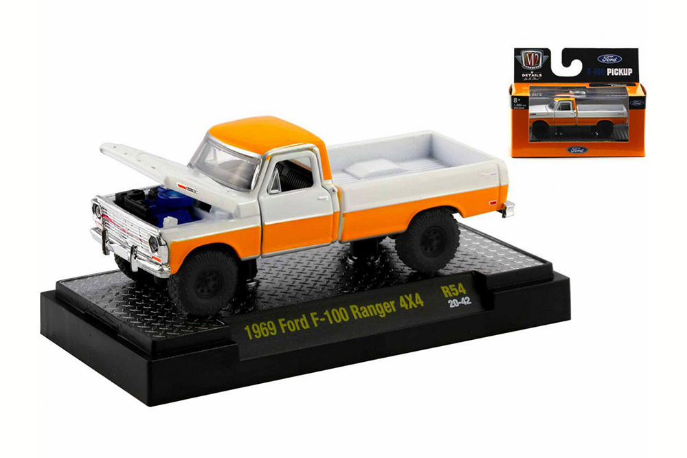 FORD F-100 RANGER 4X4 PICKUP TRUCK 1969 (ДЛИНА МОДЕЛИ 6-10 СМ)