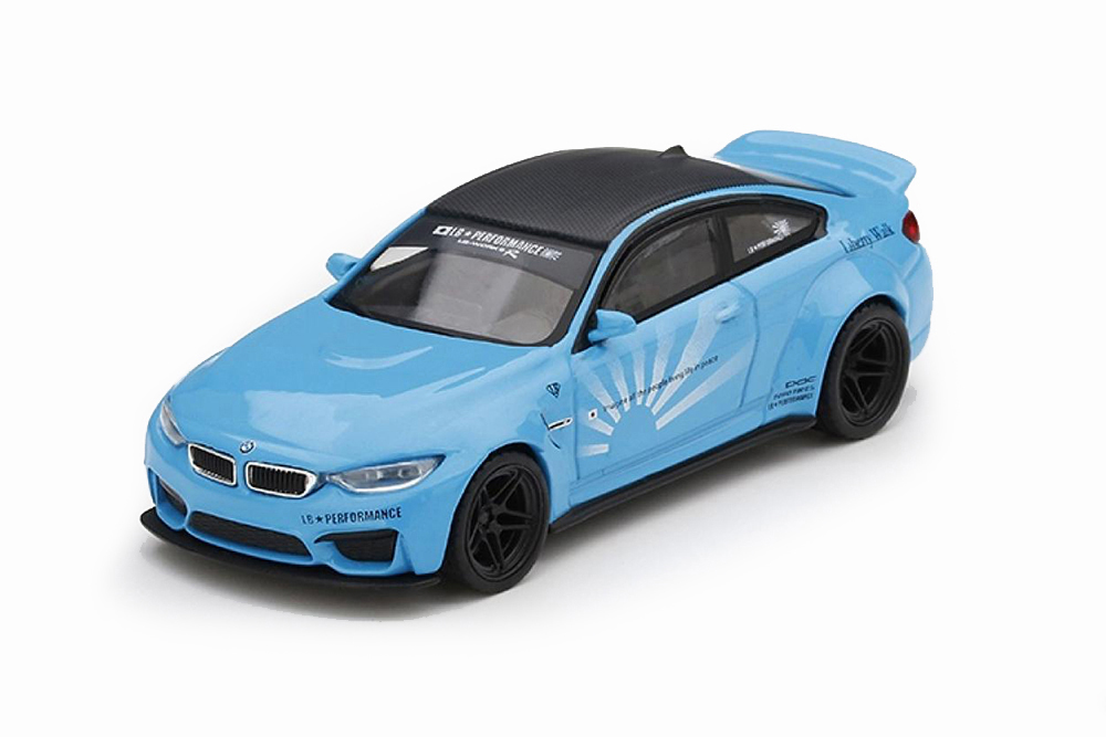 BMW M4 LB WORKS BABY BLUE (ДЛИНА МОДЕЛИ 6-10 СМ)