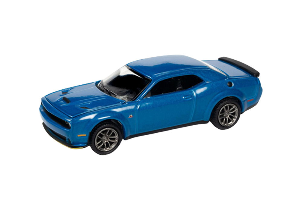 DODGE CHALLENGER R/T 2019 SCAT PACK BLUE (ДЛИНА МОДЕЛИ 6-10 СМ)