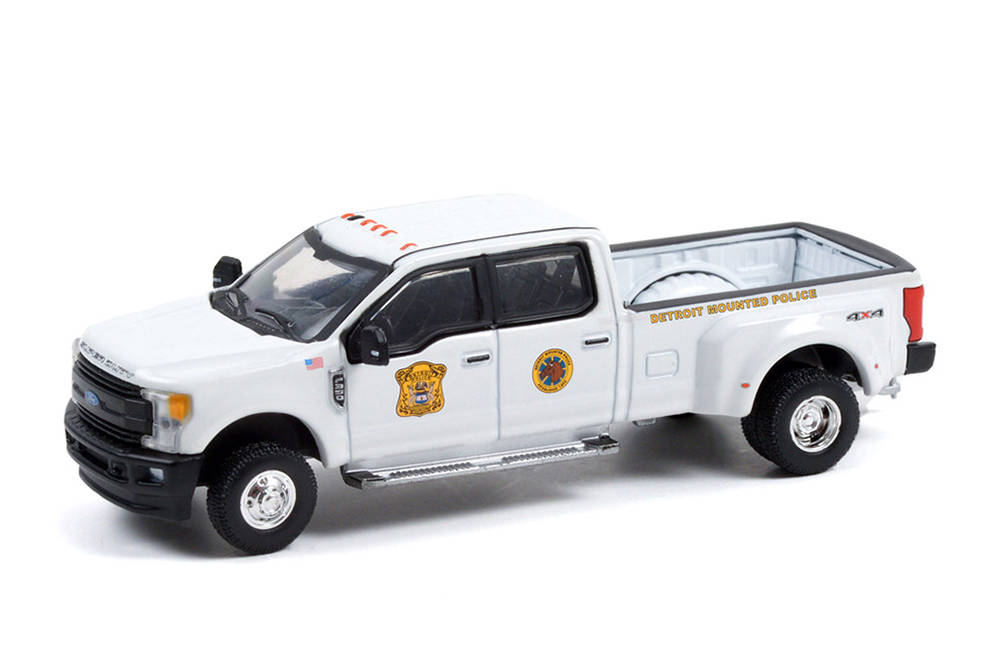 FORD F-350 DUALLY DETROIT MICHIGAN MOUNTED POLICE 2017 (ДЛИНА МОДЕЛИ 6-10 СМ)