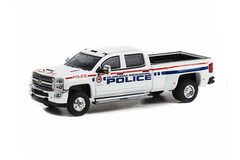 CHEVROLET SILVERADO 3500 DUALLY "DURHAM REGIONAL POLICE, ONTARIO, CANADA" (2018) (ДЛИНА МОДЕЛИ 6-10 СМ)