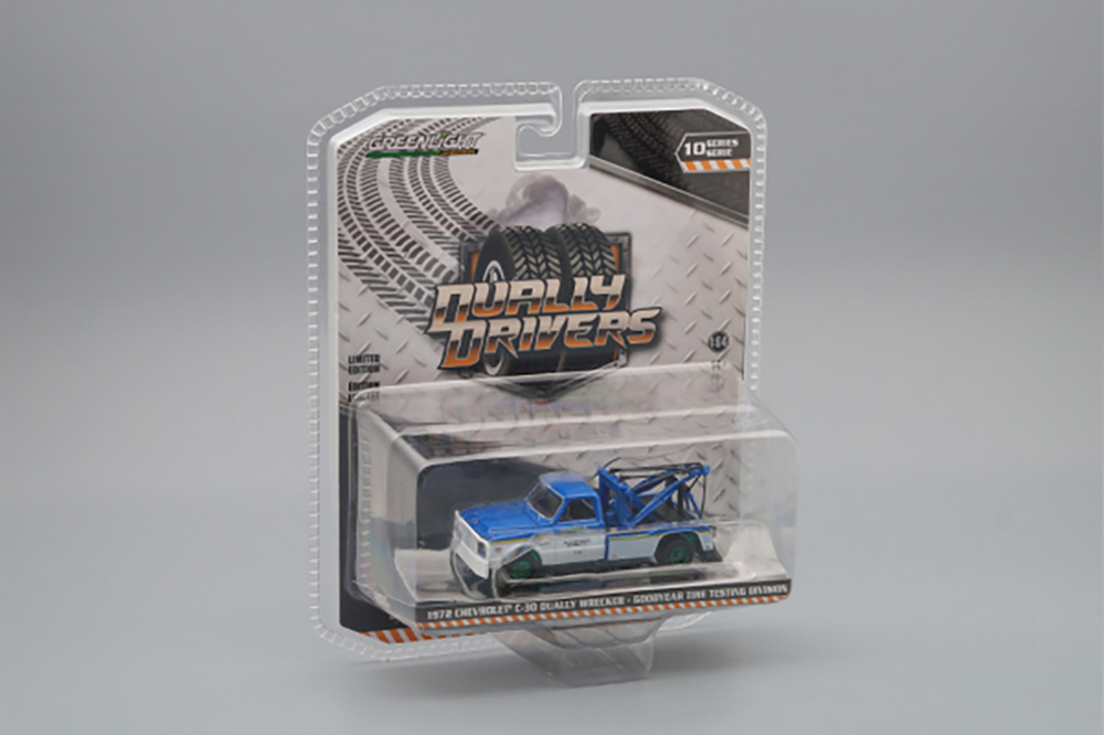 CHEVROLET C-30 ЭВАКУАТОР "GOODYEAR TIRE TESTING DIVISION" 1972 (GREENLIGHT!) (ДЛИНА МОДЕЛИ 6-10 СМ)