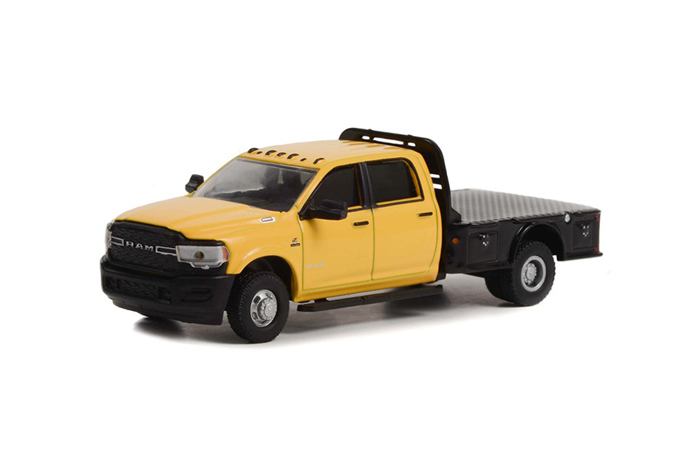 RAM 3500 TRADESMAN DUALLY FLATBED 2020 CONSTRUCTION YELLOW (ДЛИНА МОДЕЛИ 6-10 СМ)