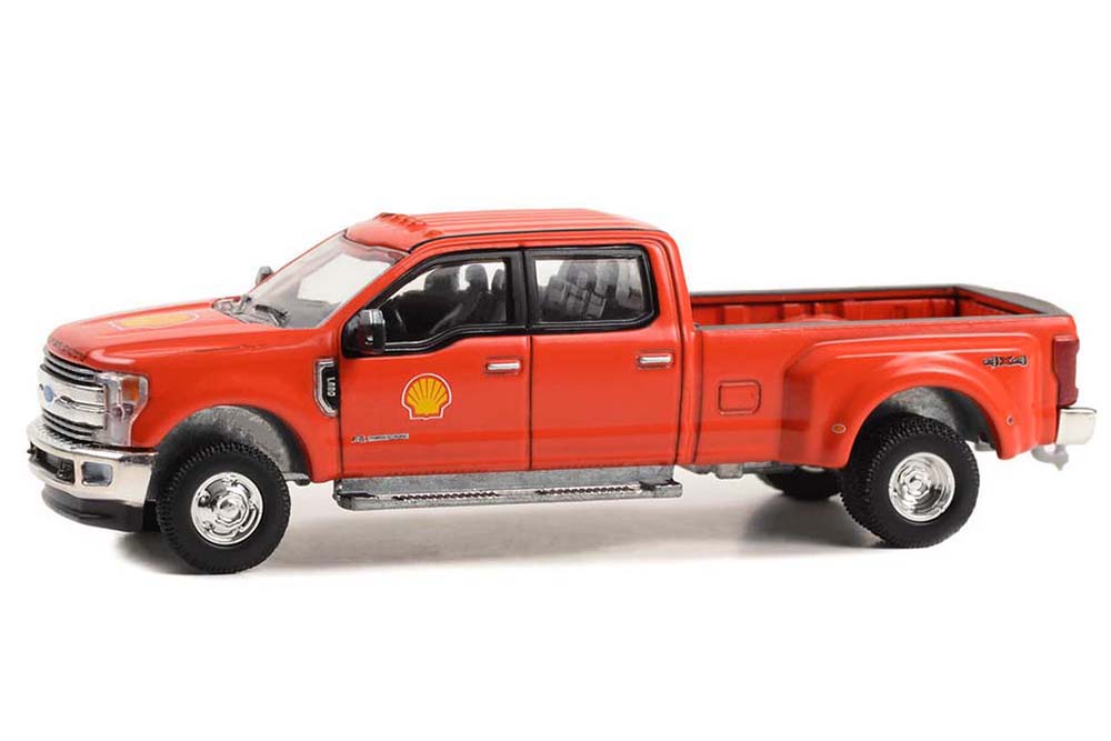 FORD F-350 LARIAT DUALLY "SHELL OIL" 2019 (ДЛИНА МОДЕЛИ 6-10 СМ)