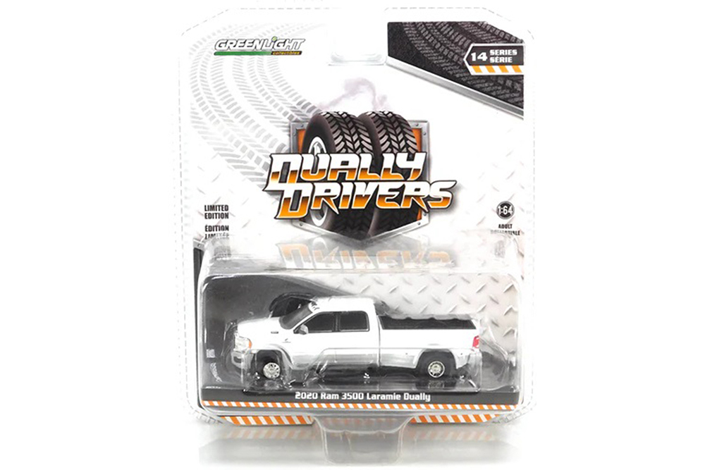 DODGE RAM 3500 LARAMIE DUALLY ПИКАП 2020 BRIGHT WHITE/BILLET SILVER (ДЛИНА МОДЕЛИ 6-10 СМ)