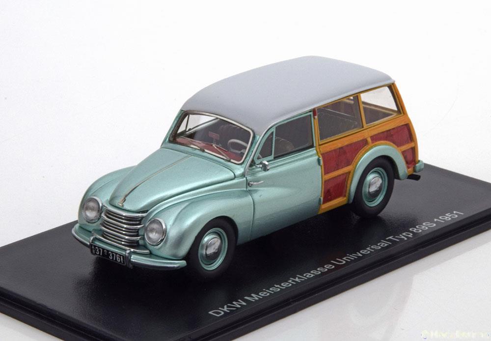 DKW MEISTERKLASSE UNIVERSAL TYPE 89S 1951 LIGHTGREEN-METALLIC WHITE