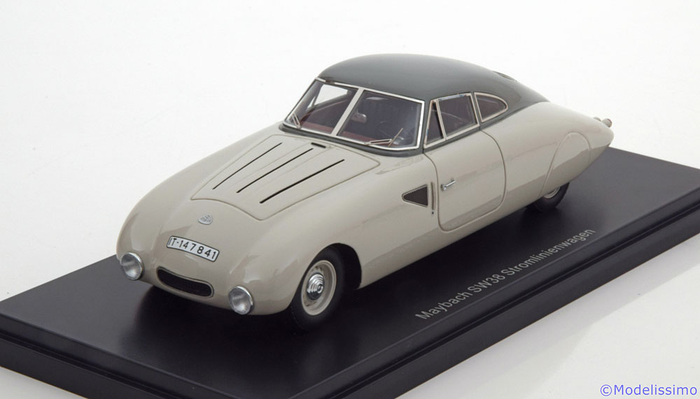 MAYBACH SW 38 STROMLINIENWAGEN 1939 LIGHTGREY GREY
