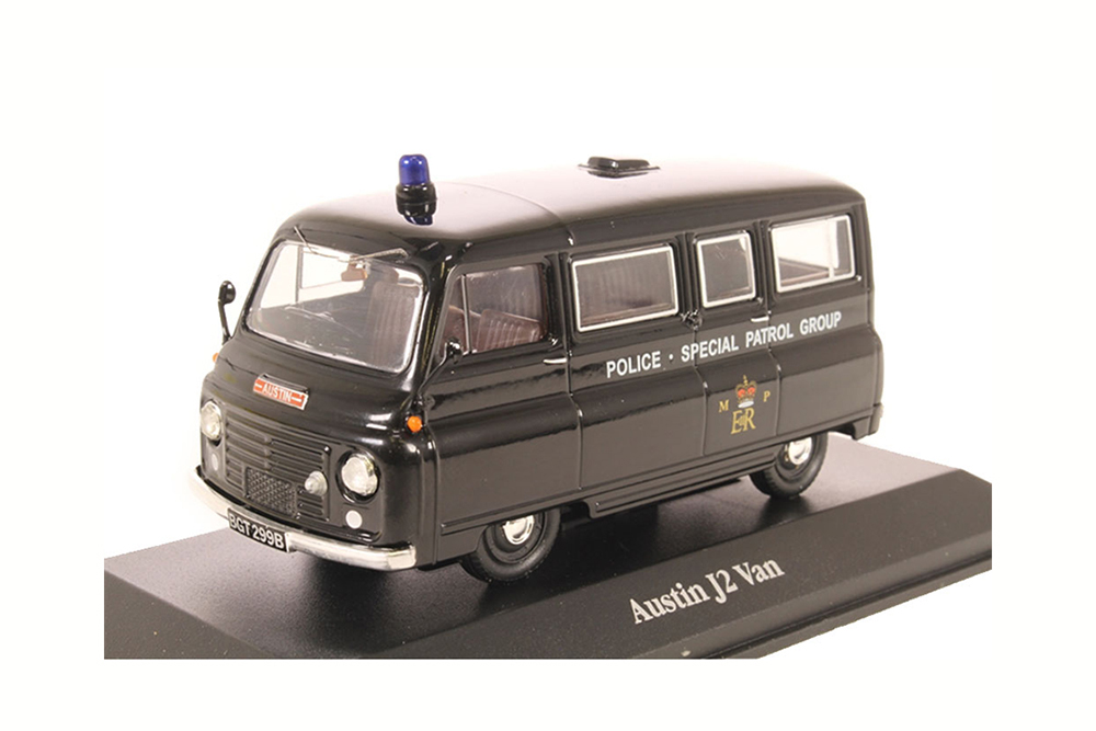 AUSTIN J2 VAN METROPOLITAN POLICE 1962 BLACK