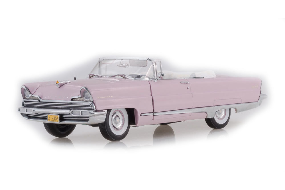 LINCOLN PREMIERE CONVERTIBLE 1956 PINK