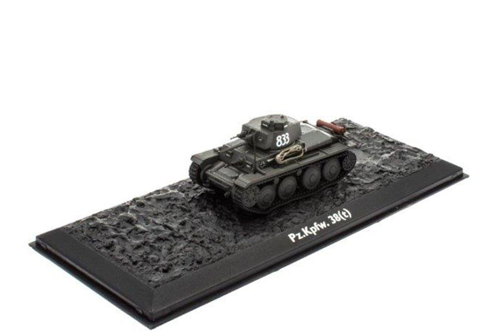 МОДЕЛЬ ТАНКА PZ.KPFW.38(T) AUSF.F-7.PZ.DIVISION 1941