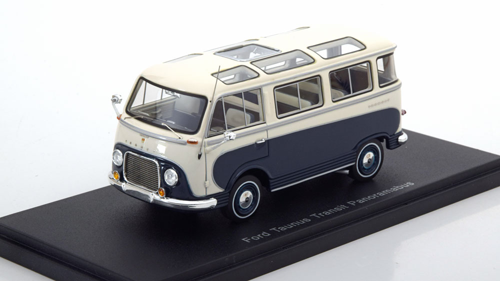 FORD TAUNUS TRANSIT PANORAMABUS BLUE WHITE