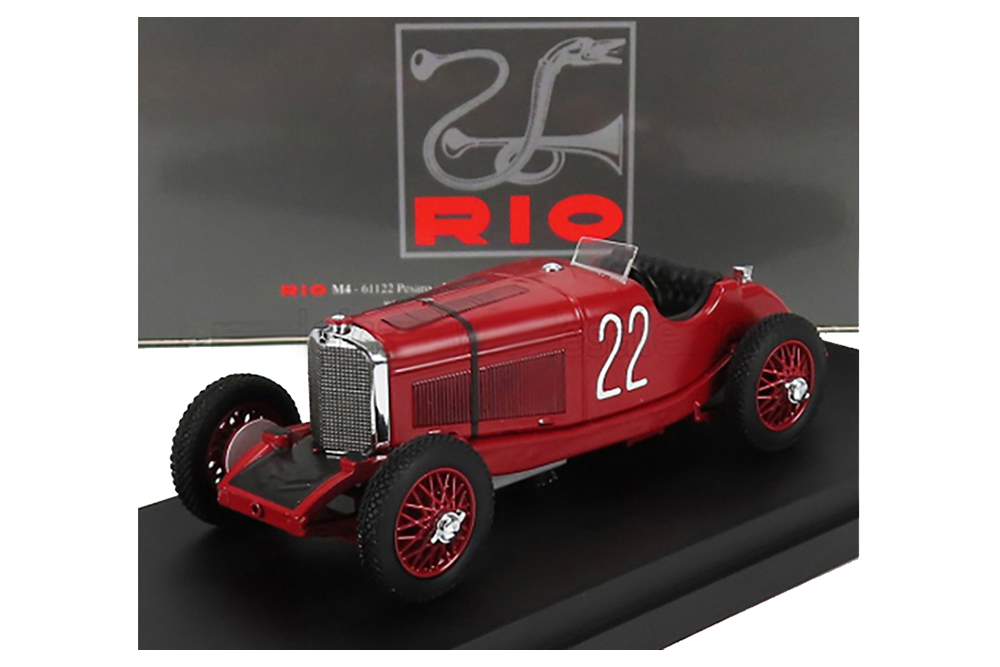 MERCEDES-BENZ F1 SSK 7.1L S6 SUPERCHARGED SPIDER #22 MONZA GP (1931) B.IVANOSKI - H.STOFFEL, RED